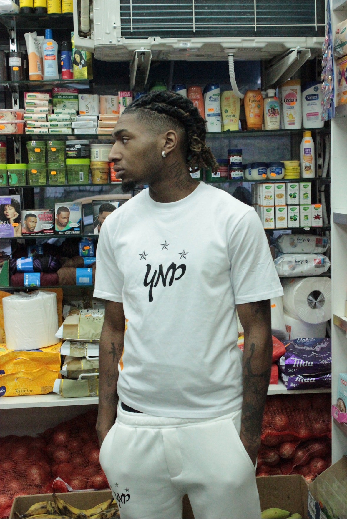 T-SHIRT BLANC YNP STAR